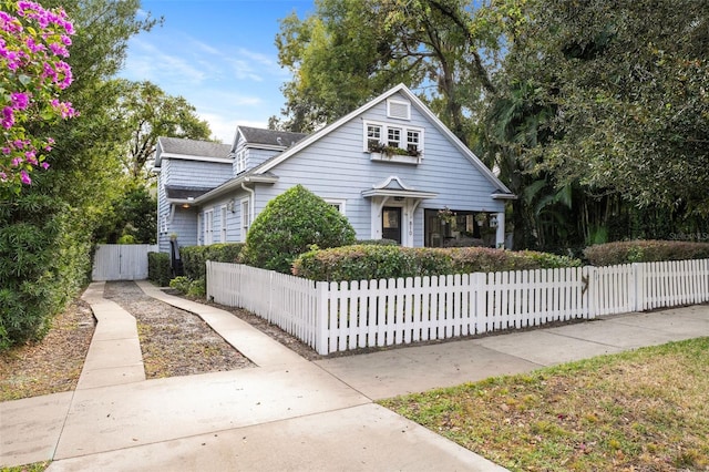 view of front of home