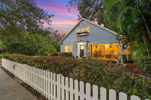 view of bungalow-style house