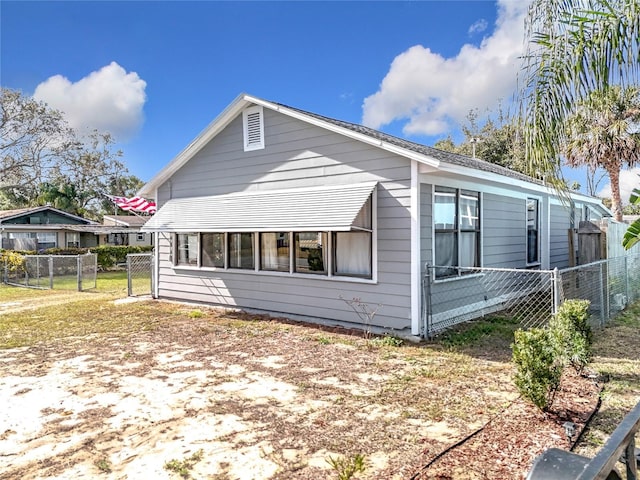 view of rear view of property