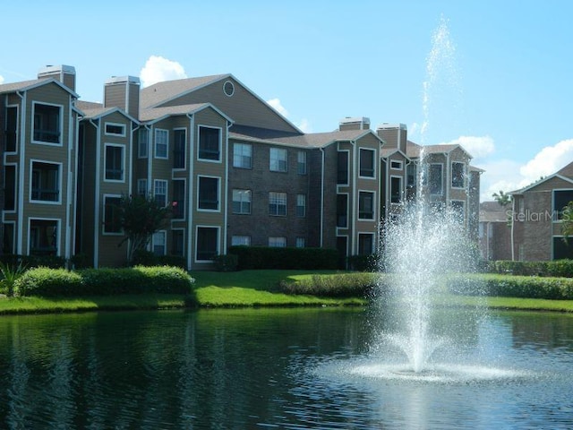 view of water feature