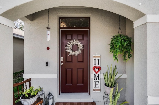 view of entrance to property