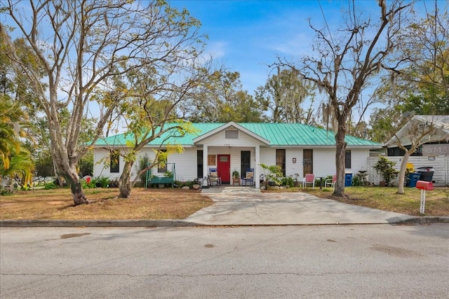 view of ranch-style home