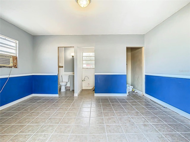 view of tiled spare room