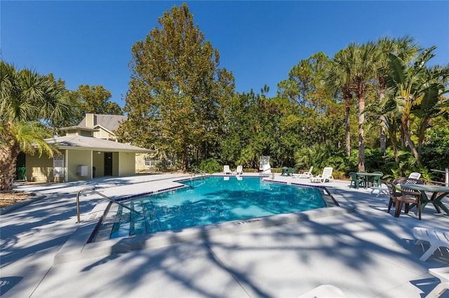 pool featuring a patio