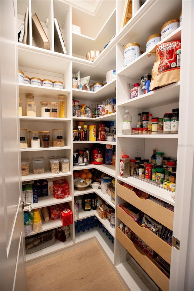 view of pantry