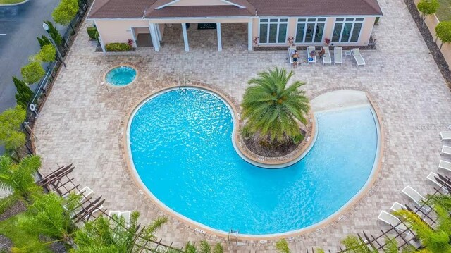 view of pool