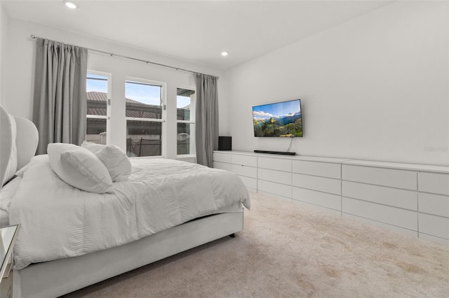 bedroom with carpet flooring