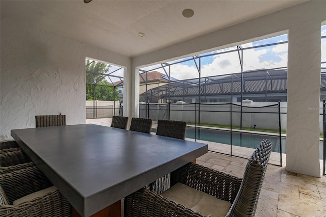 view of dining area