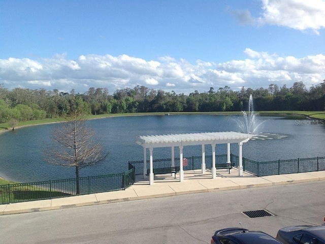 property view of water