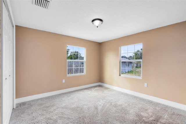 carpeted empty room featuring a healthy amount of sunlight