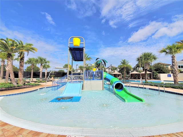 view of jungle gym