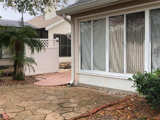 exterior space with a patio area