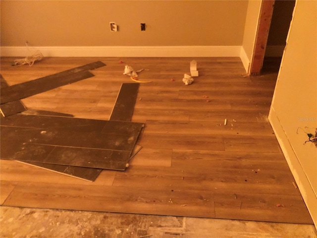 room details featuring hardwood / wood-style flooring