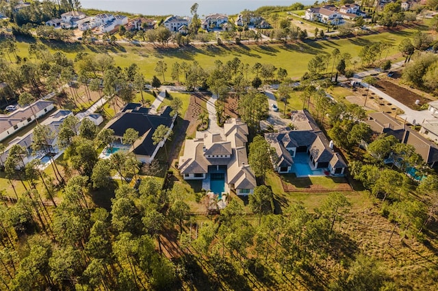 birds eye view of property featuring a residential view