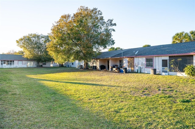 view of yard