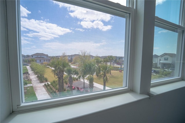 interior details with a residential view