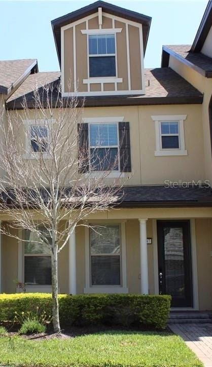 view of front of home featuring stucco siding