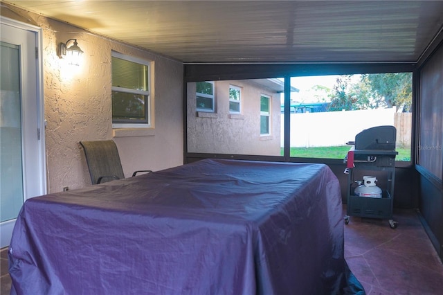 view of patio featuring grilling area