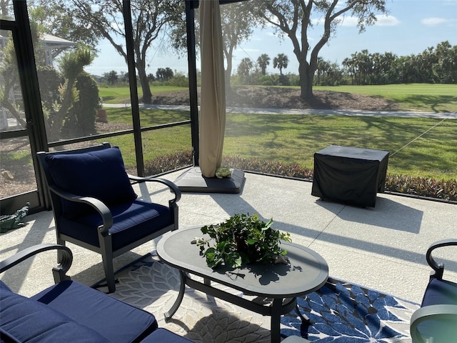 sunroom featuring a healthy amount of sunlight