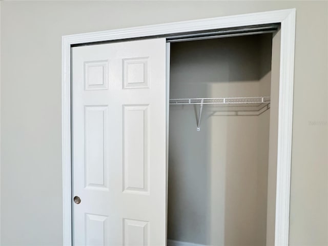 view of closet