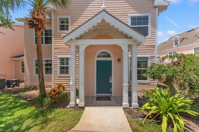 3013 Bonfire Beach Dr Unit 101, Kissimmee, FL 34746 - entrance to property featuring cooling unit