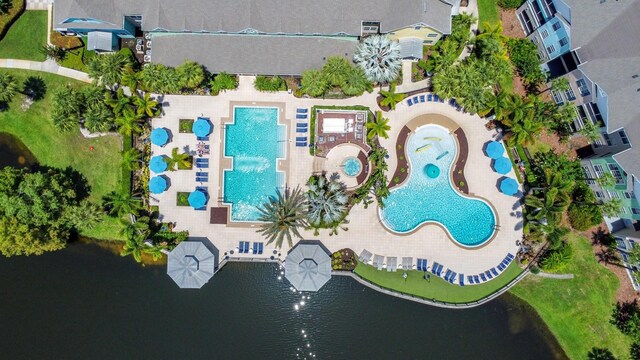 3013 Bonfire Beach Dr Unit 101, Kissimmee, FL 34746 - view of property location featuring a pool area and a nearby body of water