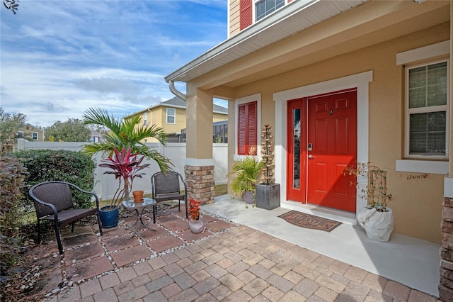 view of entrance to property