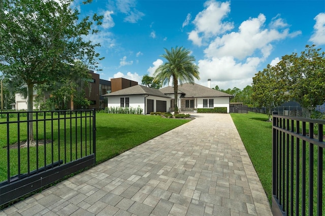 10416 Pocket Ln, Orlando, FL 32836 - ranch-style house with a garage and decorative driveway