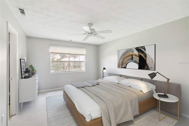 5413 Hansel Ave Unit K10, Orlando, FL 32809 - bedroom featuring light carpet and ceiling fan