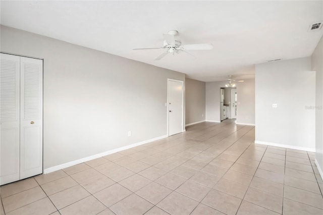 5413 Hansel Ave Unit K10, Orlando, FL 32809 - spare room featuring a ceiling fan and light tile patterned floors