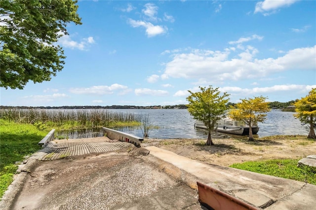 5413 Hansel Ave Unit K10, Orlando, FL 32809 - dock area with a boat ramp and a water view