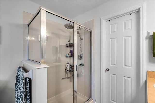 bathroom with walk in shower