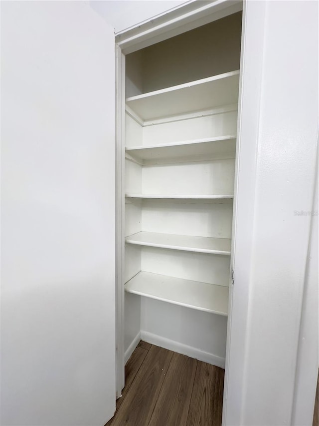 view of closet