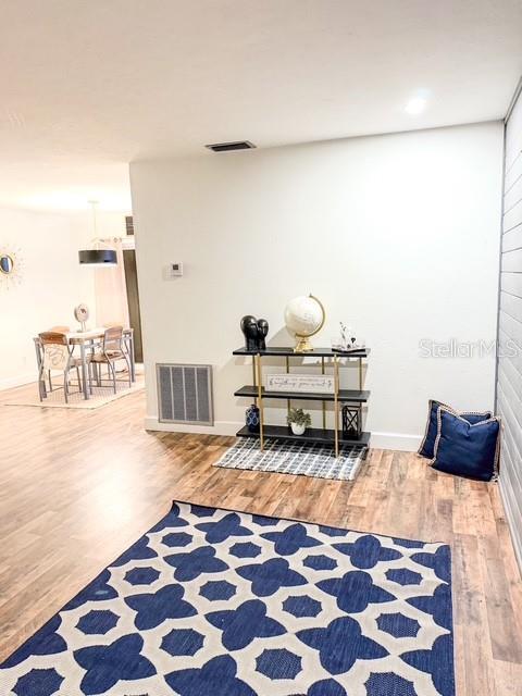 misc room featuring hardwood / wood-style floors