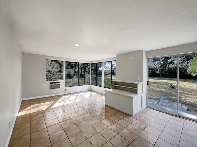 view of tiled empty room