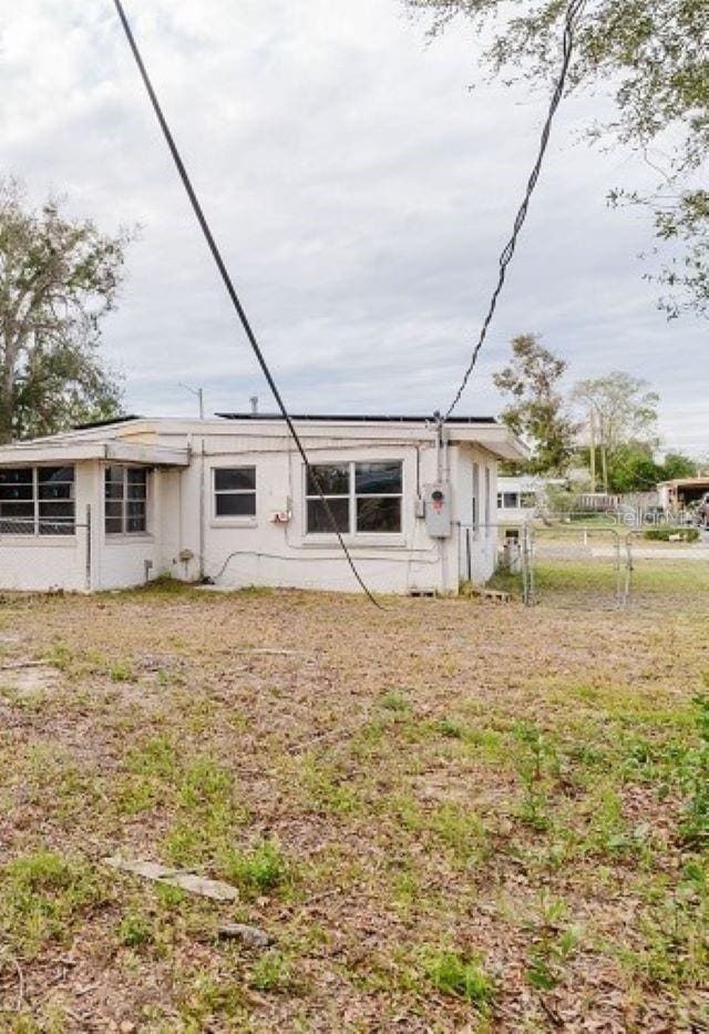 view of rear view of property