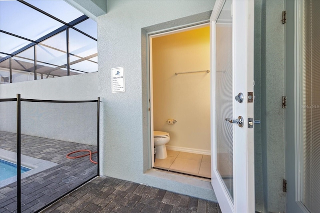 bathroom featuring toilet