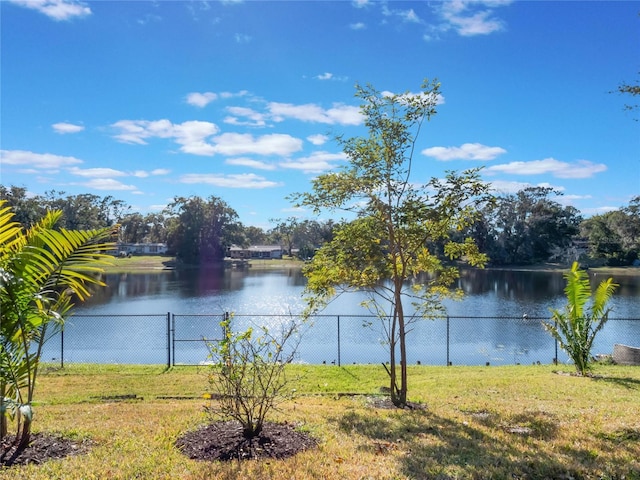 view of water feature