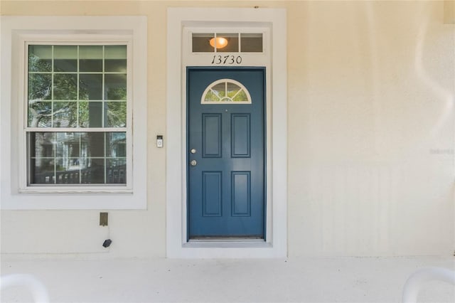 view of entrance to property