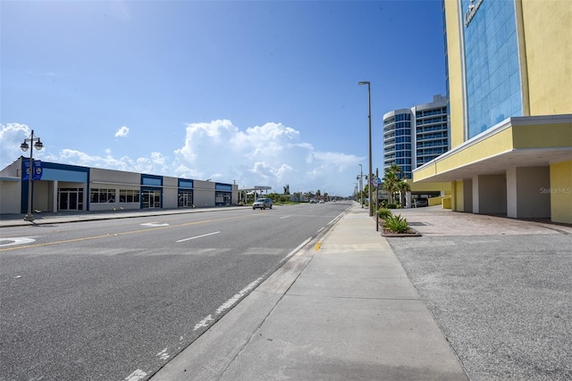 view of road