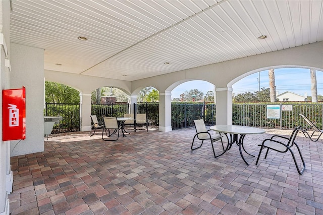 view of patio