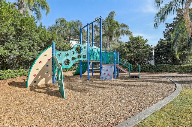 view of jungle gym