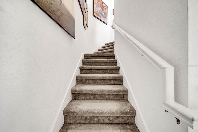 view of stairs