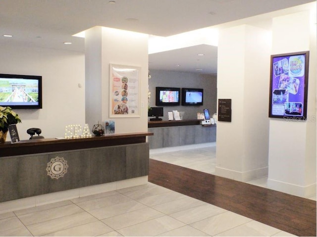 view of reception area