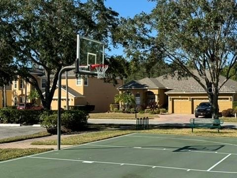 view of sport court