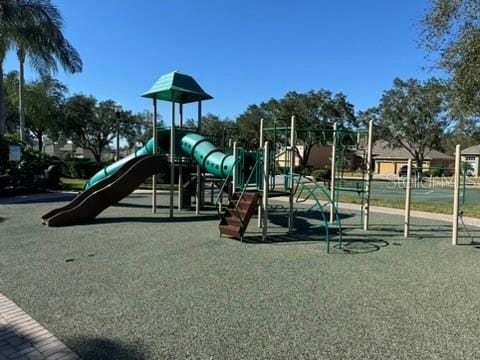 view of jungle gym