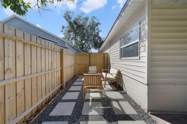 view of patio