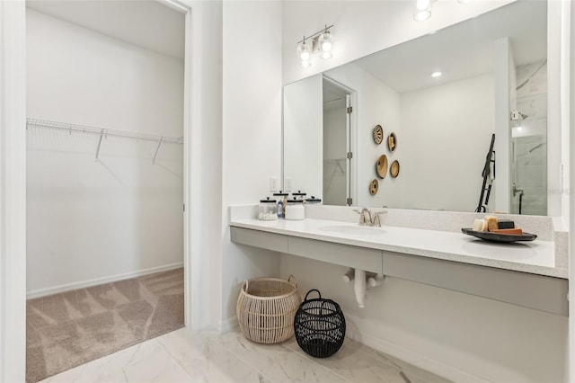 bathroom featuring sink