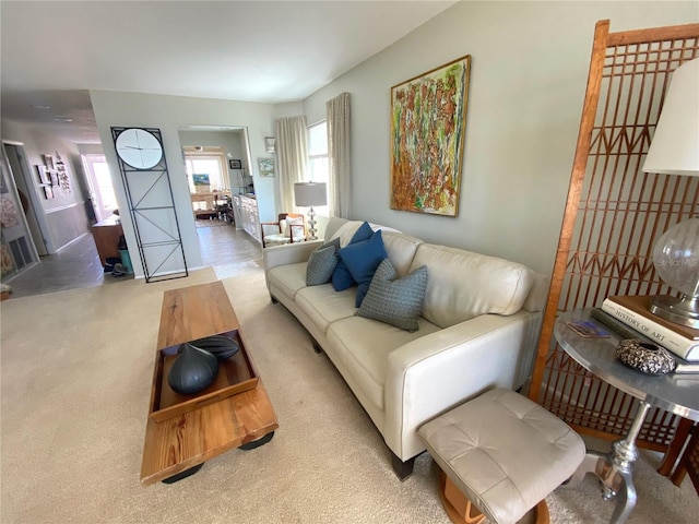 500 The Esplanade N Unit 405, Venice, FL 34285 - view of carpeted living room