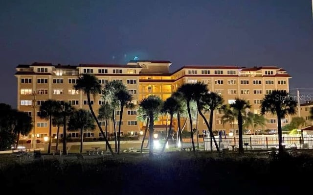 500 The Esplanade N Unit 405, Venice, FL 34285 - view of property at night